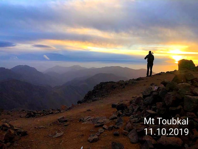 Mt Toubkal Summit Photo